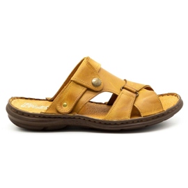 Polbut Chaussons homme 024 rouge orange