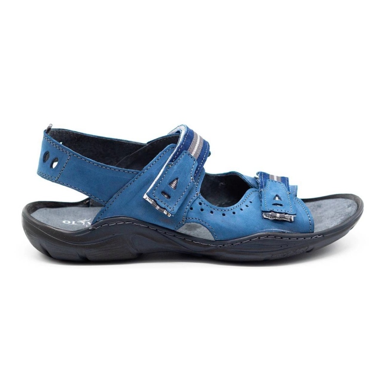 Olivier 448 sandales homme bleues