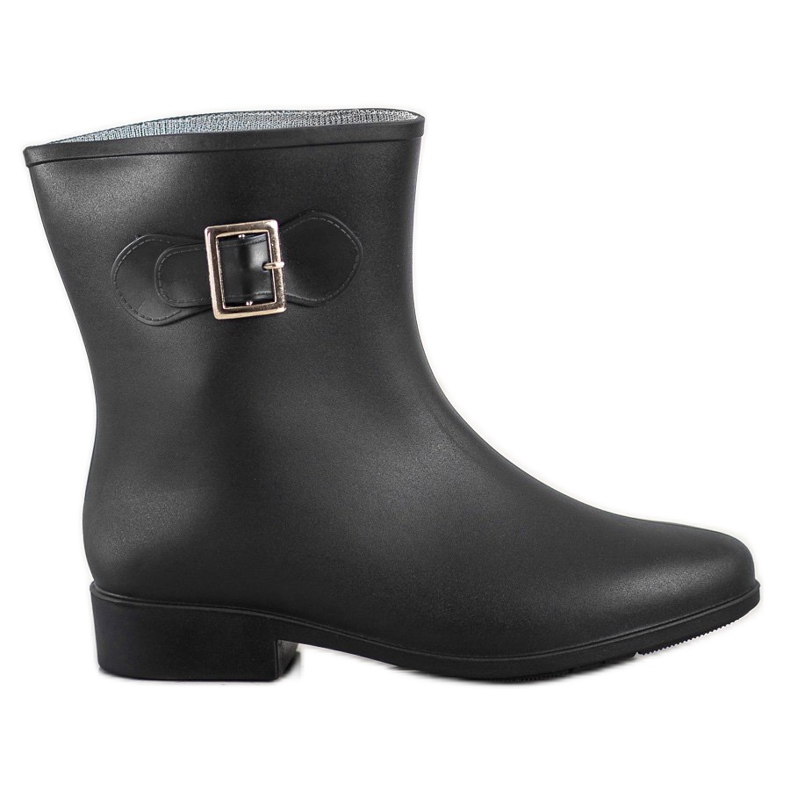 SHELOVET Galoches en caoutchouc avec boucle le noir