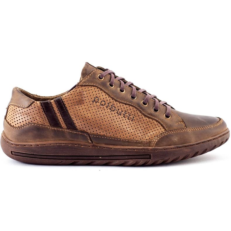 Polbut Chaussures casual homme marron JOK31 brun