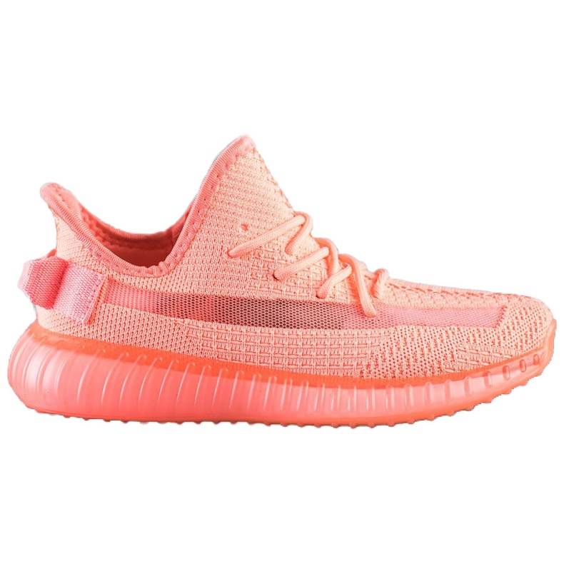 SHELOVET Baskets en textile sur la plate-forme orange