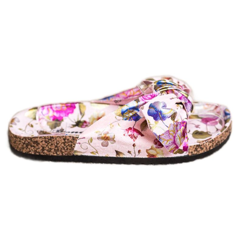 Bona Pantoufles À Motif Floral multicolore