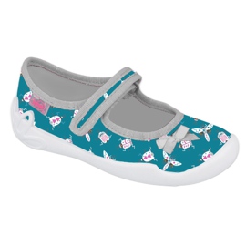 Chaussures enfant Befado 114X446 gris vert