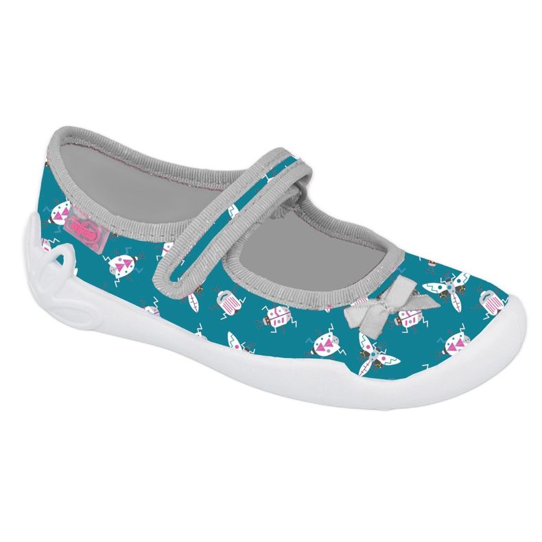 Chaussures enfant Befado 114X446 gris vert