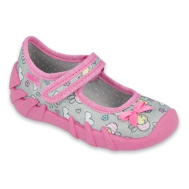 Chaussures enfant Befado 109P218 rose gris