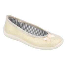Pantres pour enfants de Befado avec un arc 980y103 beige doré