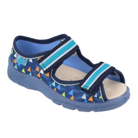 Chaussures enfant Befado 869X164 bleu marin bleu