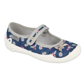 Chaussures enfant Befado 114X445 bleu marin gris Chaussures enfant Befado 114X445 bleu marin gris