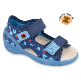 Befado chaussures pour enfants pu 065P161 bleu marine bleu