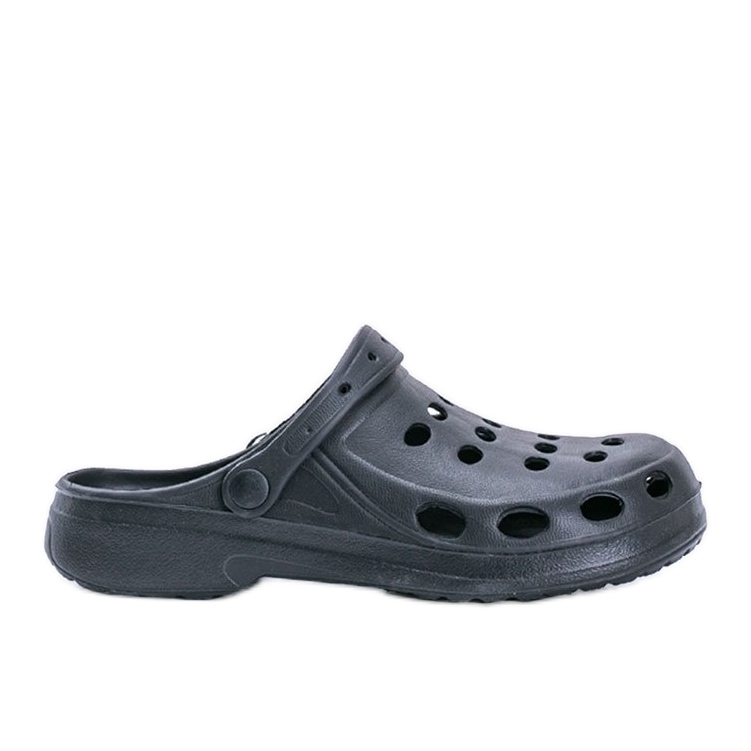 Pantoufles de barreur David noires pour hommes le noir Pantoufles de barreur David noires pour hommes le noir