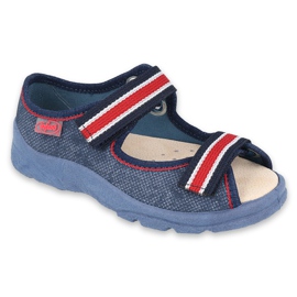 Chaussures enfant Befado 869X160 rouge bleu marine
