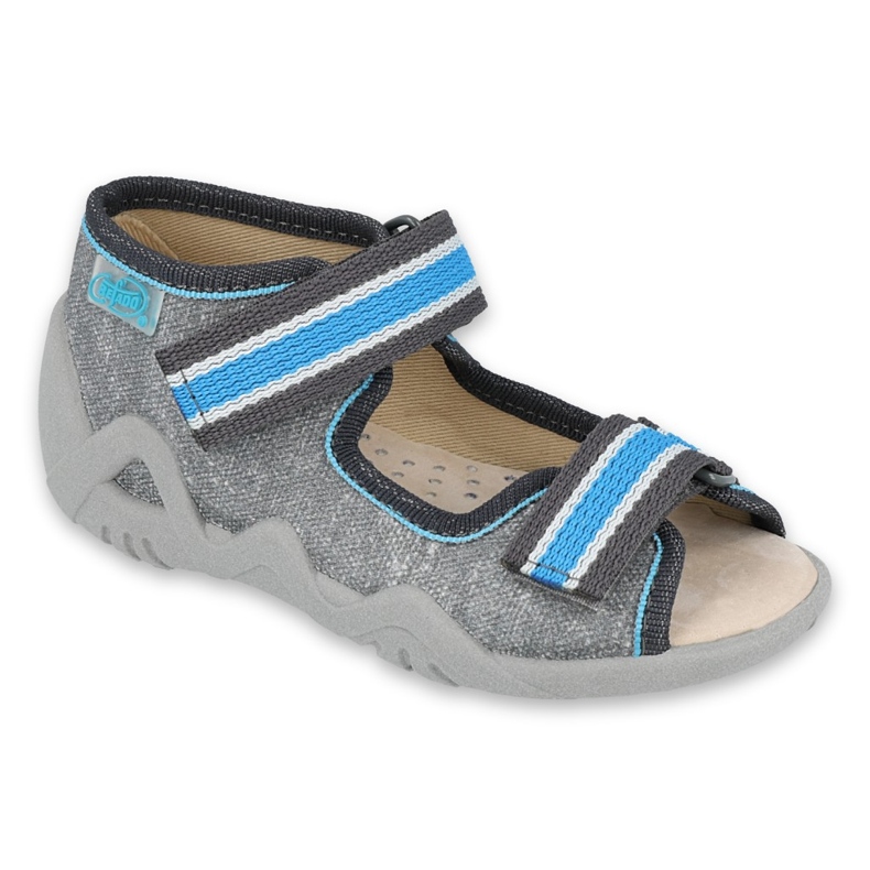 Chaussures enfant Befado jaune 350P026 bleu gris