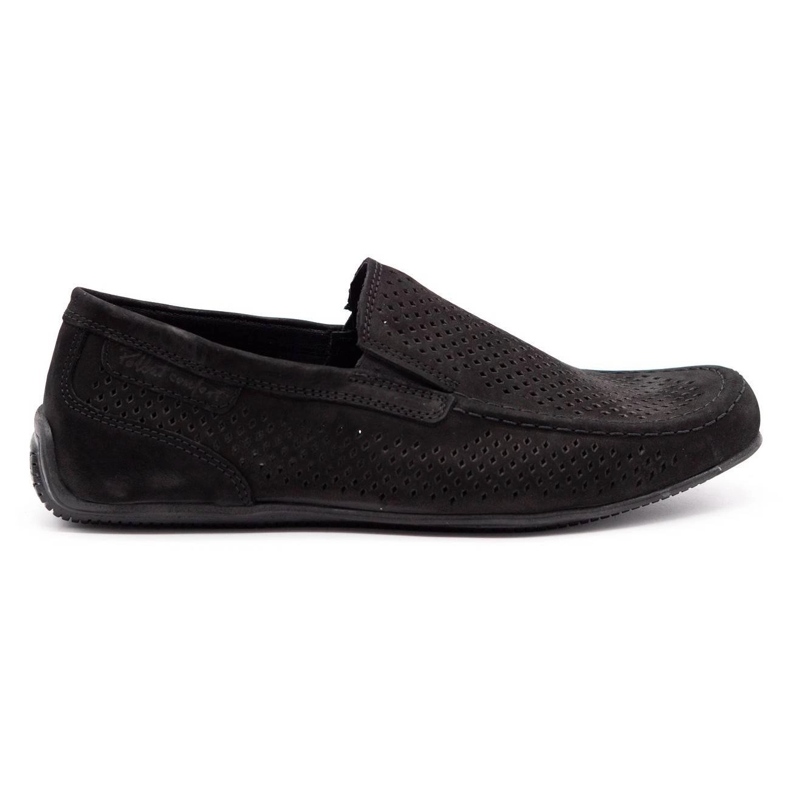 Polbut Mocassins cuir homme 2105P noir le noir