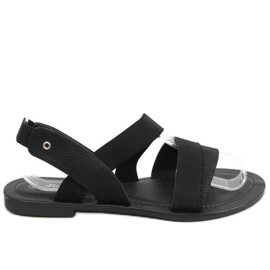 Sandales noires pour femmes S060115 Noir le noir