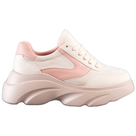 Seastar Baskets en poudre sur la plate-forme rose