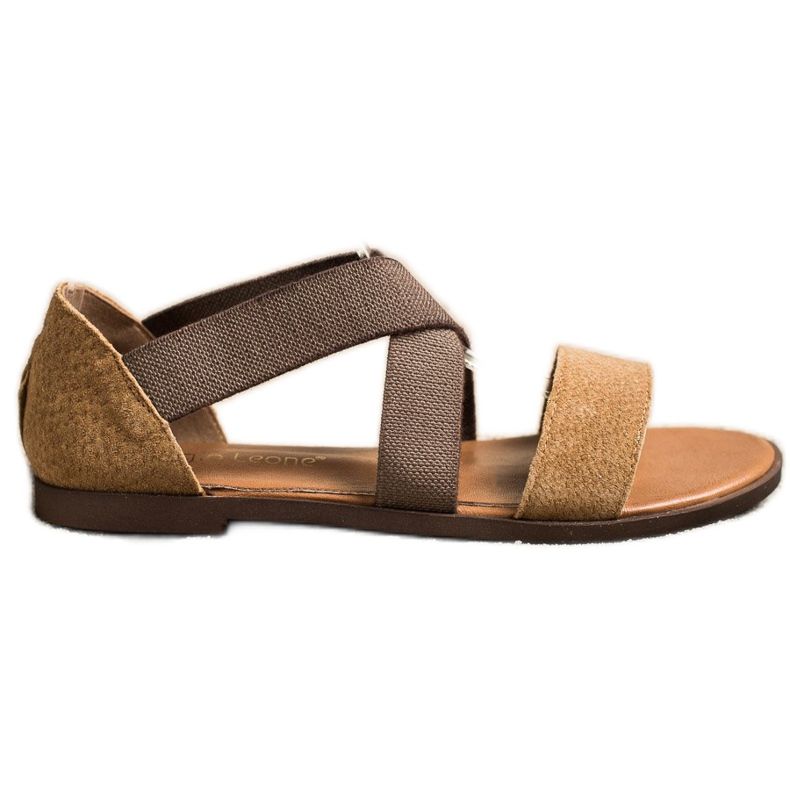 Sandales à enfiler confortables de Sergio Leone brun