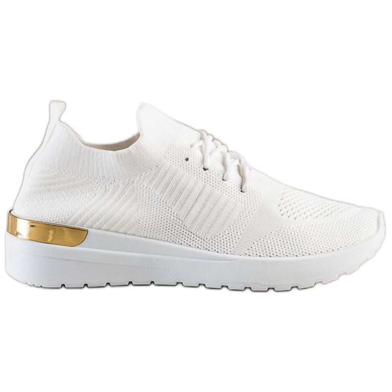 SHELOVET Baskets à enfiler confortables blanche SHELOVET Baskets à enfiler confortables blanche