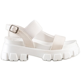 Seastar Sandales blanches sur la plateforme de mode