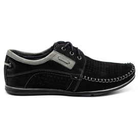 Olivier Mocassins homme en cuir noir 4228 le noir Olivier Mocassins homme en cuir noir 4228 le noir