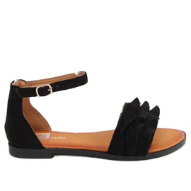 Sandales noires pour femmes S060195 Noir
