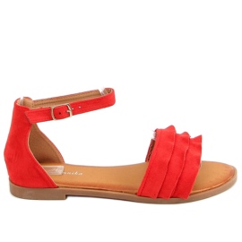Sandales femme rouges S060195 Rouge Sandales femme rouges S060195 Rouge