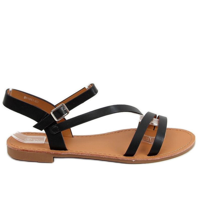 Sandales noires pour femmes BH1651-SD Noir le noir