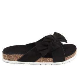 Chaussons liège noir 7853 Noir