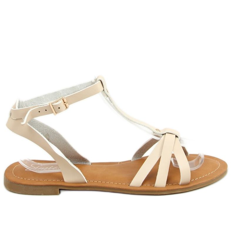 Sandales beiges pour femmes Z5713 Beige