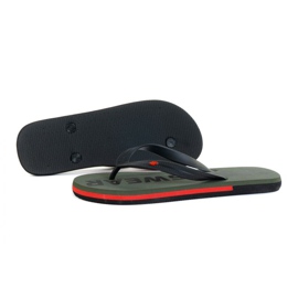 Chaussons 4F M H4L21-KLM006 Kaki le noir vert