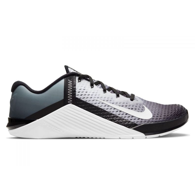 Chaussure Nike Metcon 6 M DJ3022-001 blanche le noir