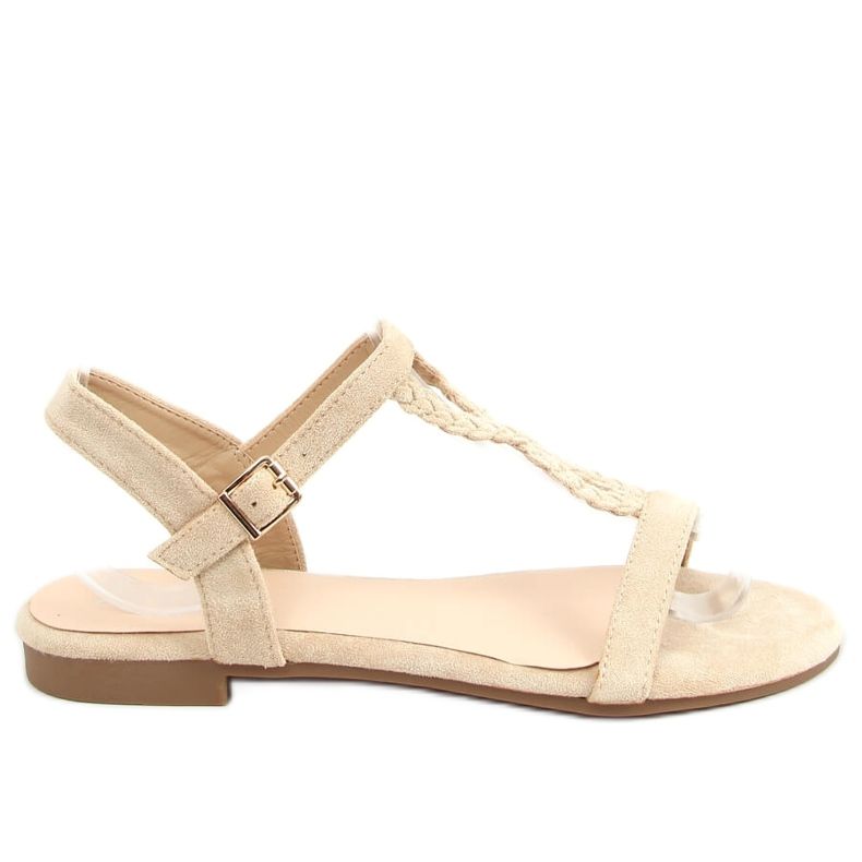 Sandales daim beige Z5721 Beige