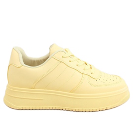 Jaune G191 Chaussures de sport pour femmes jaunes