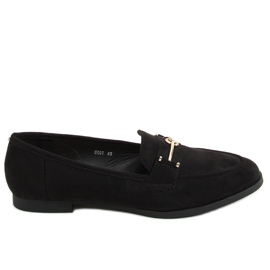 Mocassins femme noirs GQ01 Noir le noir