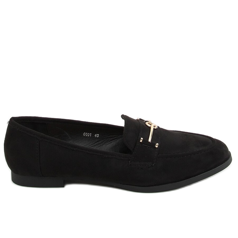 Mocassins femme noirs GQ01 Noir le noir