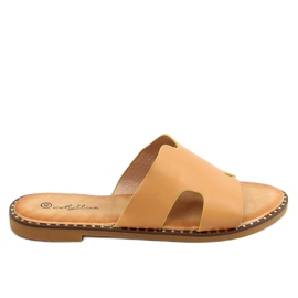Camel SL1525 Chaussons pour femmes Camel brun