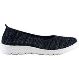 SHELOVET Baskets à enfiler bleu marine bleu