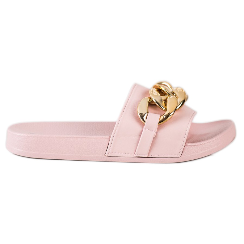 SHELOVET Chaussons Roses Avec Ornement