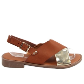 Sandales femme Camel S060117 Camel brun doré