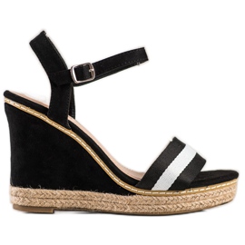 Kayla Sandales à talons hauts noir