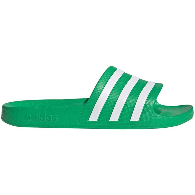Pantoufles Adidas Adilette Aqua vert FY8048 blanche