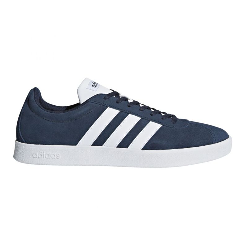 Chaussures Adidas Vl Court 2.0 M DA9854 blanche bleu marin