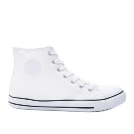 Baskets montantes femme Savannah blanches Baskets montantes femme Savannah blanches