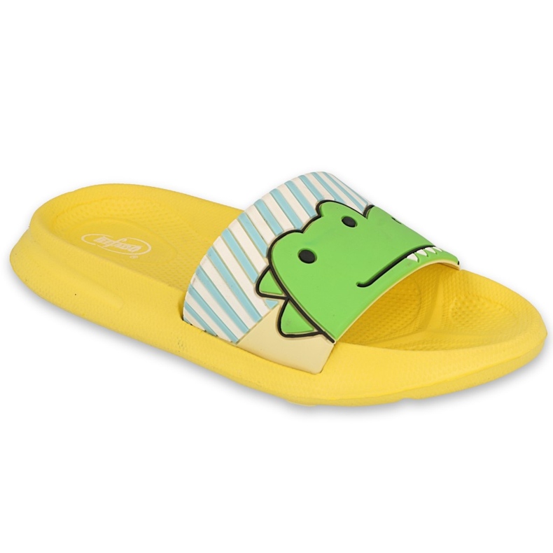 Chaussons mousse enfant Befado - jaune 152X003 vert