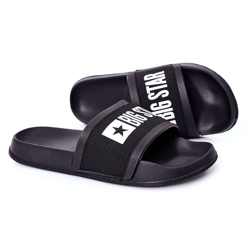 Chaussons pour hommes Big Star HH174831 noirs le noir Chaussons pour hommes Big Star HH174831 noirs le noir