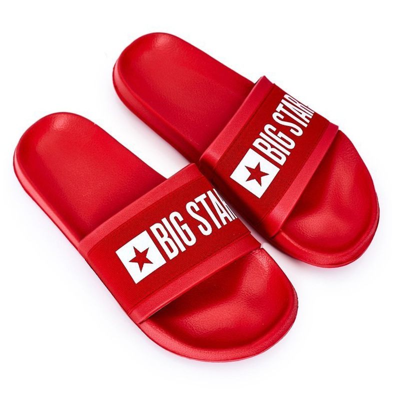 Chaussons pour hommes Big Star HH174832 rouges