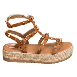 Seastar Sandales Sur La Plateforme Avec Jets brun