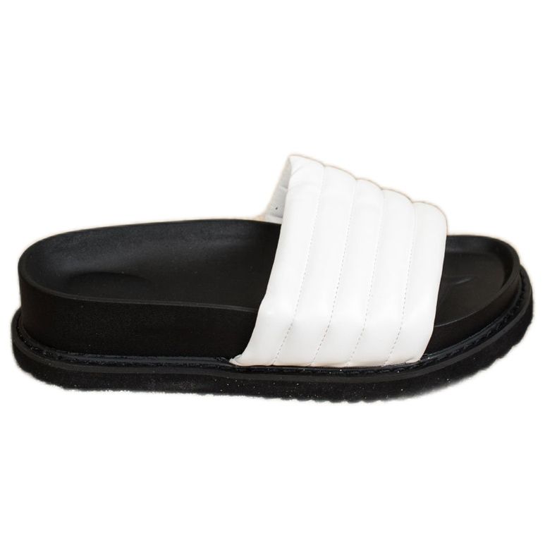 Seastar Pantoufles légères en cuir écologique blanche