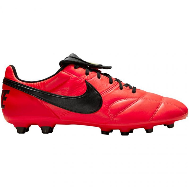 Chaussures de football Nike The Premier Ii Fg M 917803 607 rouge oranges et rouges