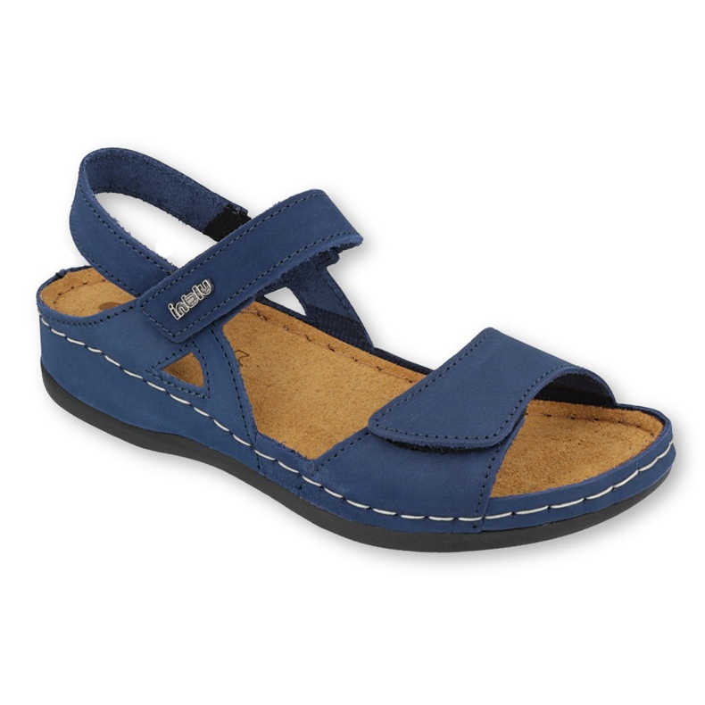 Inblu chaussures pour femmes sandales 158D101 bleu marin