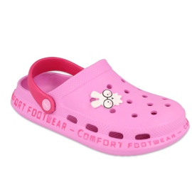 Chaussons en mousse pour enfants Befado - rose clair 159Y106 Chaussons en mousse pour enfants Befado - rose clair 159Y106